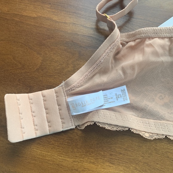 NWT Rosie Pope maternity bra 40F Underwire lightly lined nursing bra - Picture 6 of 7